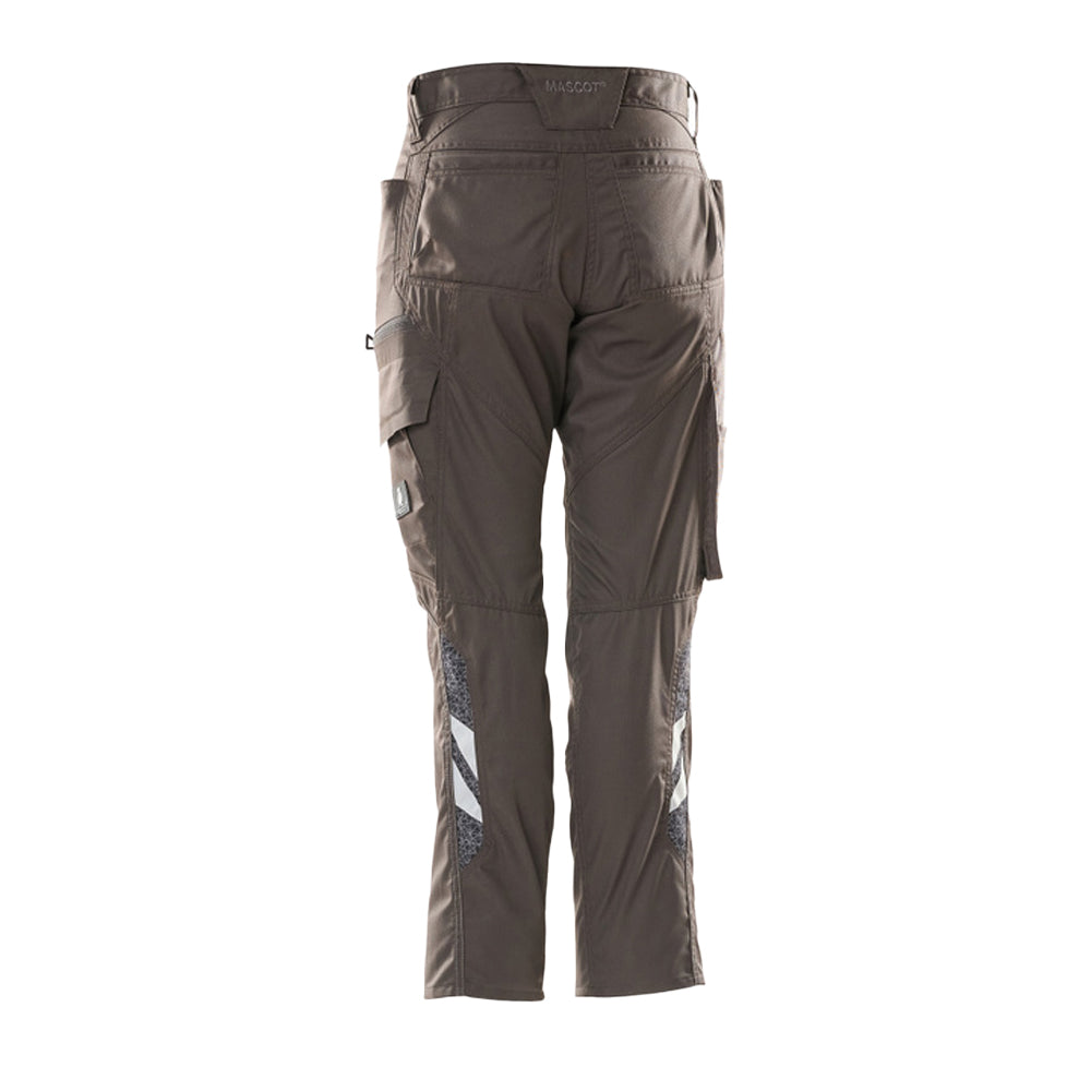 Dark Anthracite - Back - Mascot Womens-Ladies Accelerate Cargo Pocket Work Trousers