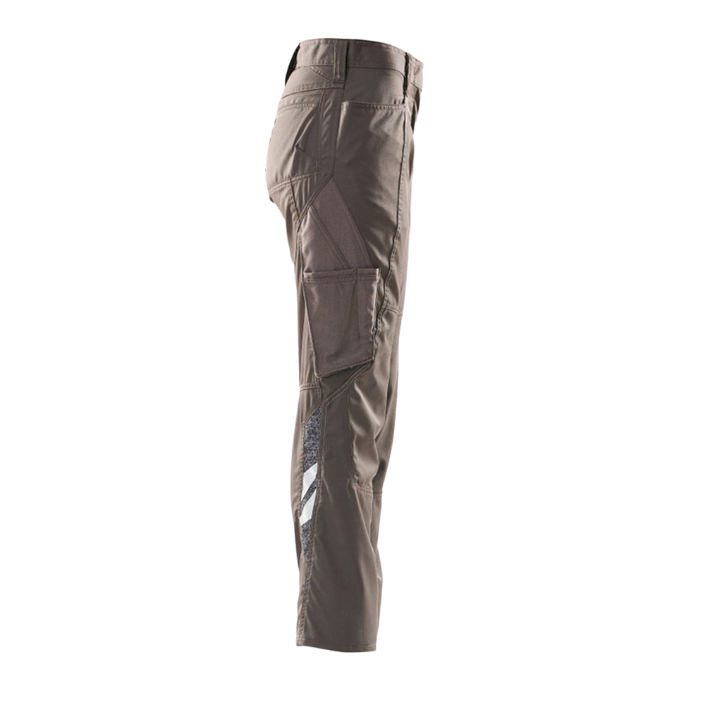 Dark Anthracite - Side - Mascot Womens-Ladies Accelerate Cargo Pocket Work Trousers