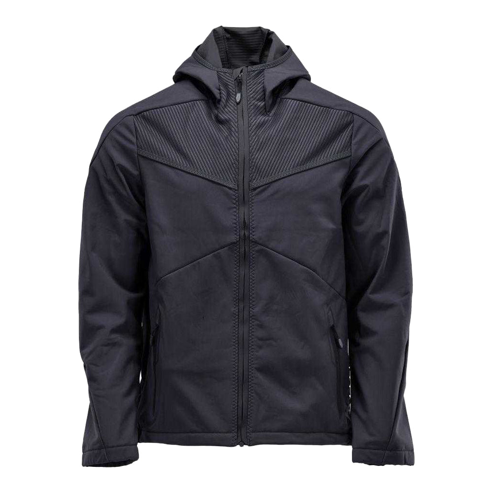 Dark Navy - Front - Mascot Mens Customised Soft Shell Jacket