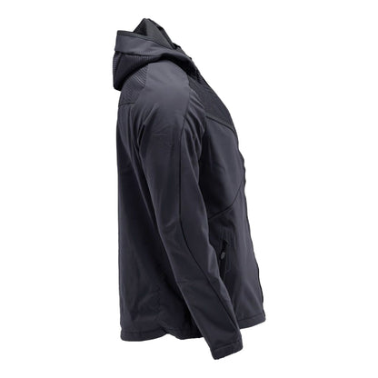 Dark Navy - Side - Mascot Mens Customised Soft Shell Jacket