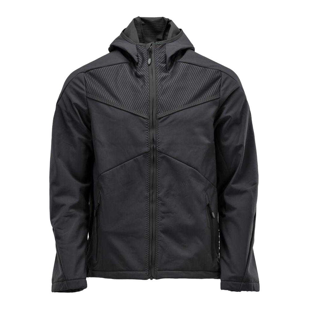 Black - Front - Mascot Mens Customised Soft Shell Jacket
