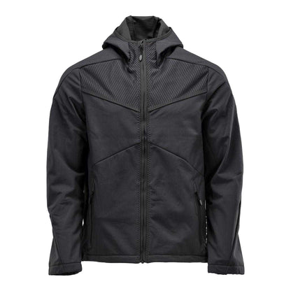 Black - Front - Mascot Mens Customised Soft Shell Jacket