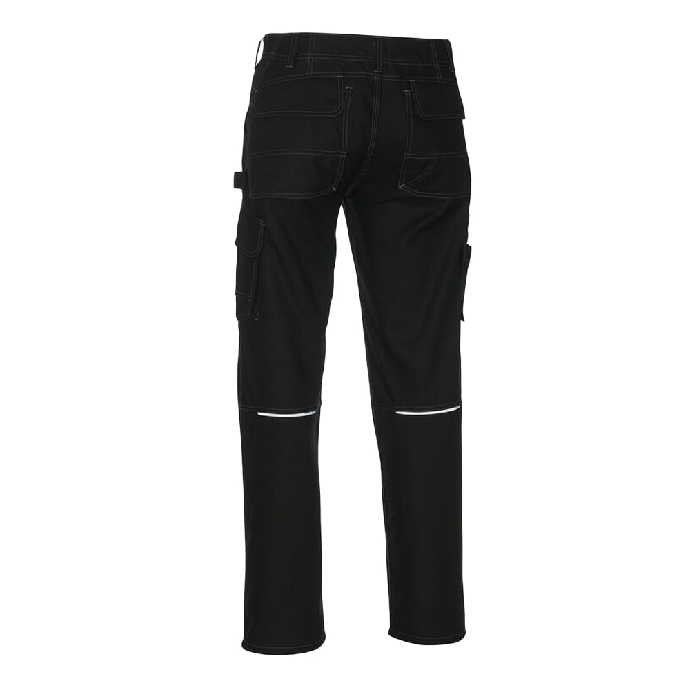 Black - Back - Mascot Mens Rhodos Frontline Work Trousers