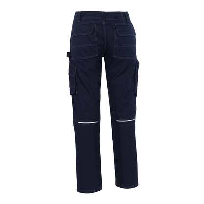 Navy - Back - Mascot Mens Rhodos Frontline Work Trousers