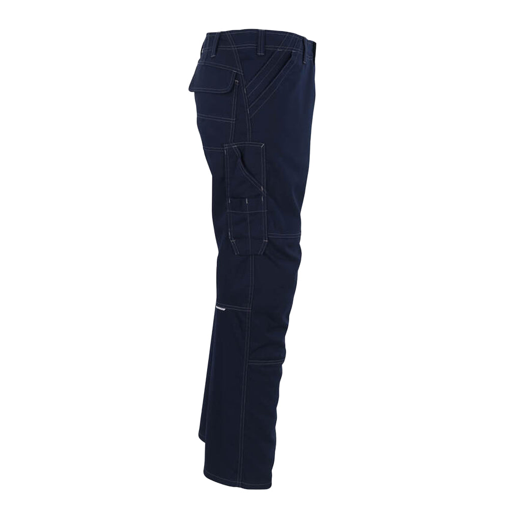 Navy - Side - Mascot Mens Rhodos Frontline Work Trousers