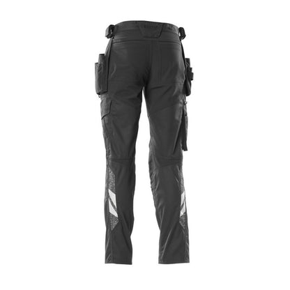 Black - Back - Mascot Mens Accelerate Holster Pocket Trousers