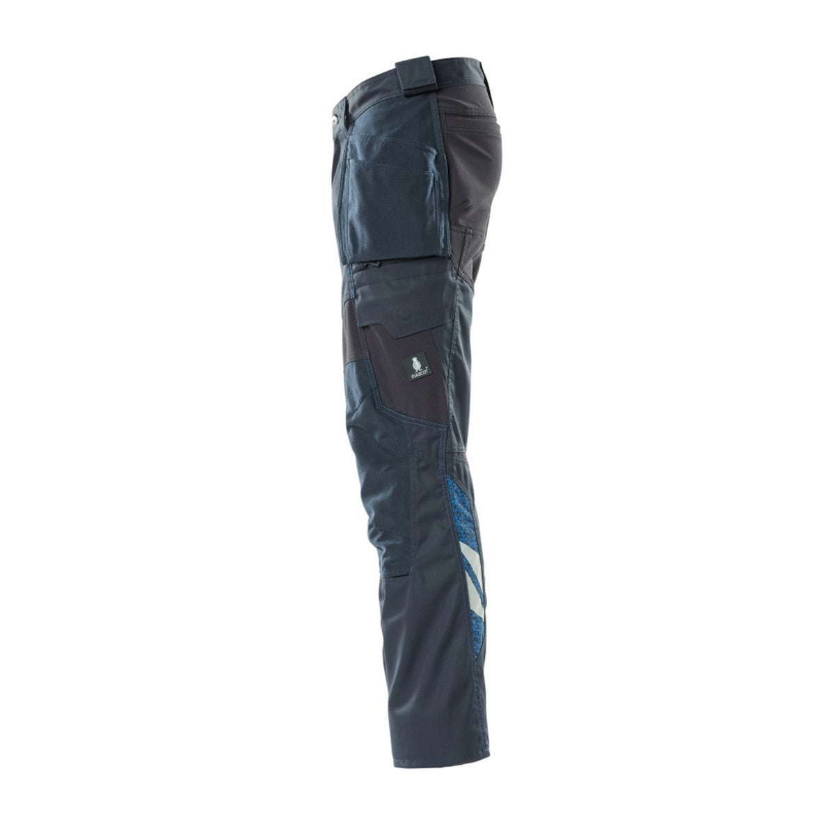 Dark Navy - Side - Mascot Mens Accelerate Holster Pocket Trousers