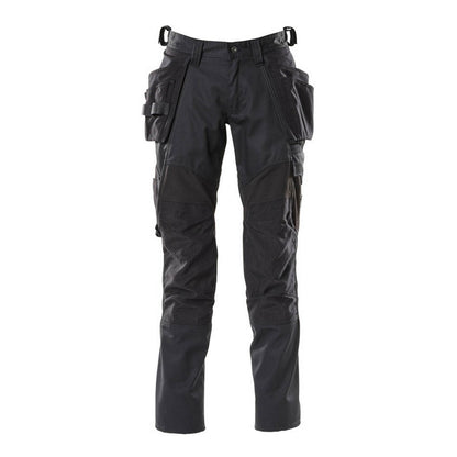 Black - Front - Mascot Mens Accelerate Holster Pocket Trousers