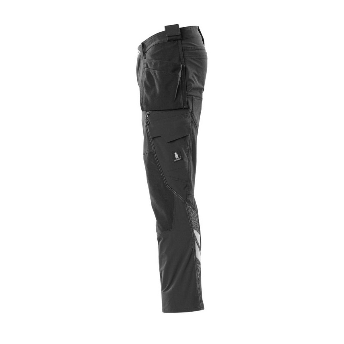 Black - Side - Mascot Mens Accelerate Holster Pocket Work Trousers