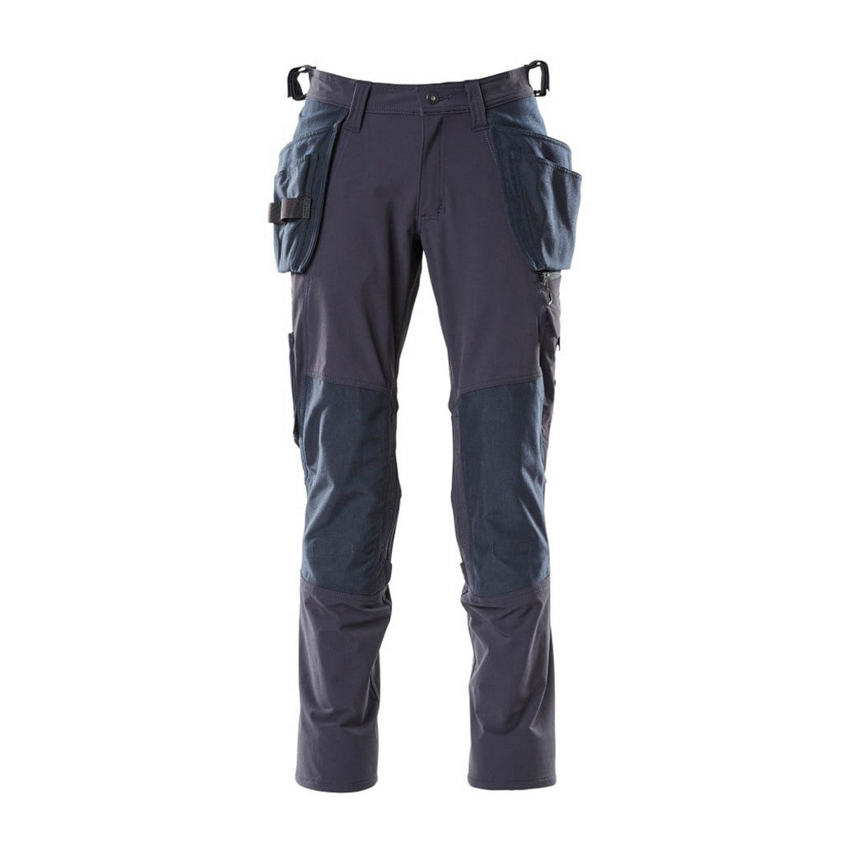 Dark Navy - Front - Mascot Mens Accelerate Holster Pocket Work Trousers