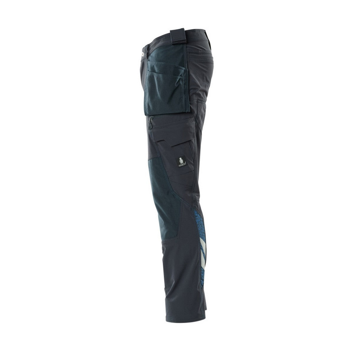 Dark Navy - Side - Mascot Mens Accelerate Holster Pocket Work Trousers