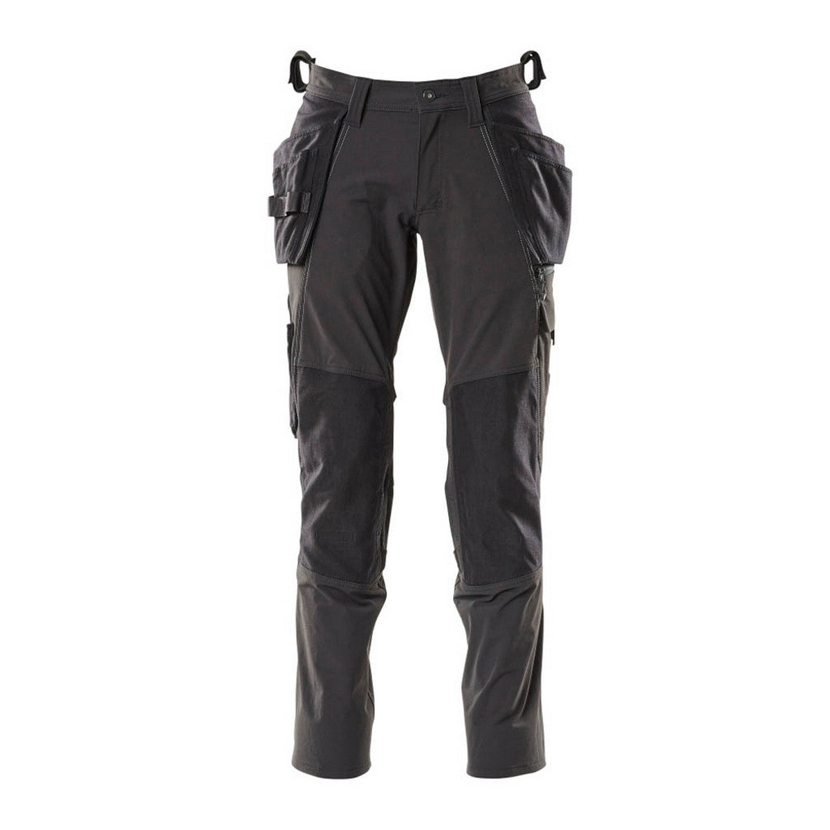Black - Front - Mascot Mens Accelerate Holster Pocket Work Trousers