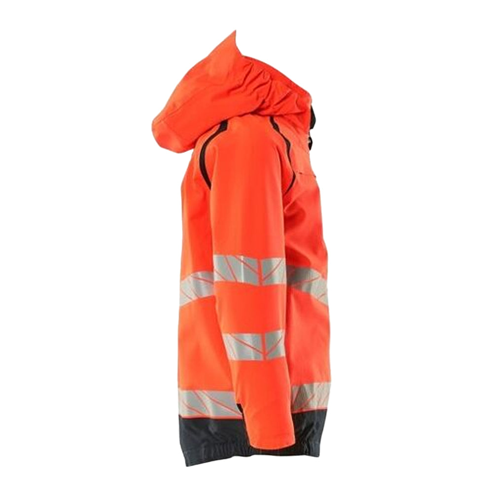 Hi Vis Red-Navy - Lifestyle - Mascot Childrens-Kids Accelerate Safe Hi-Vis Jacket