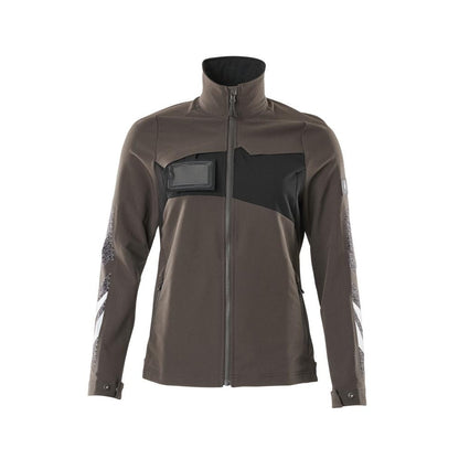 Dark Anthracite-Black - Front - Mascot Womens-Ladies Accelerate Plain Stretch Lightweight Jacket