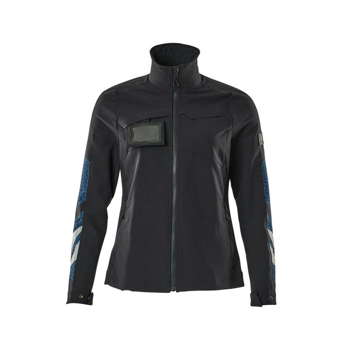 Dark Navy - Front - Mascot Womens-Ladies Accelerate Plain Stretch Lightweight Jacket