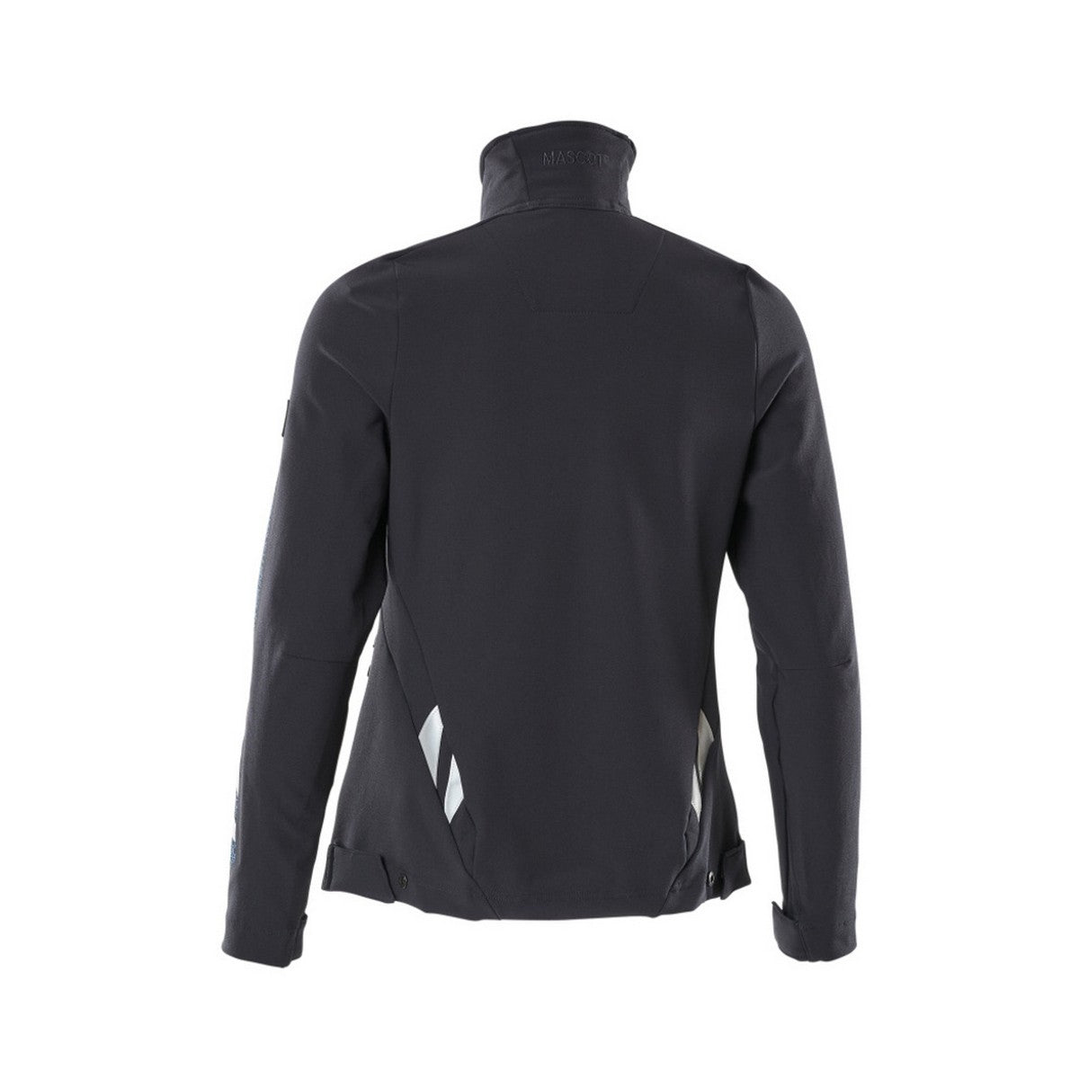 Dark Navy - Back - Mascot Womens-Ladies Accelerate Plain Stretch Lightweight Jacket