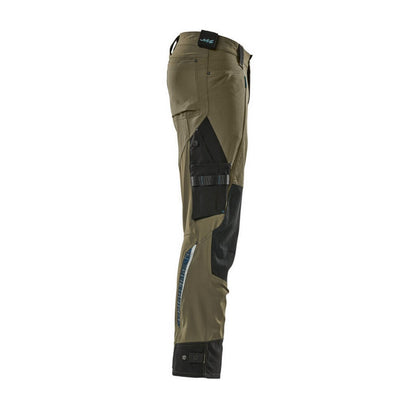 Moss Green - Lifestyle - Mascot Mens Advanced Knee Pad Pockets Trousers