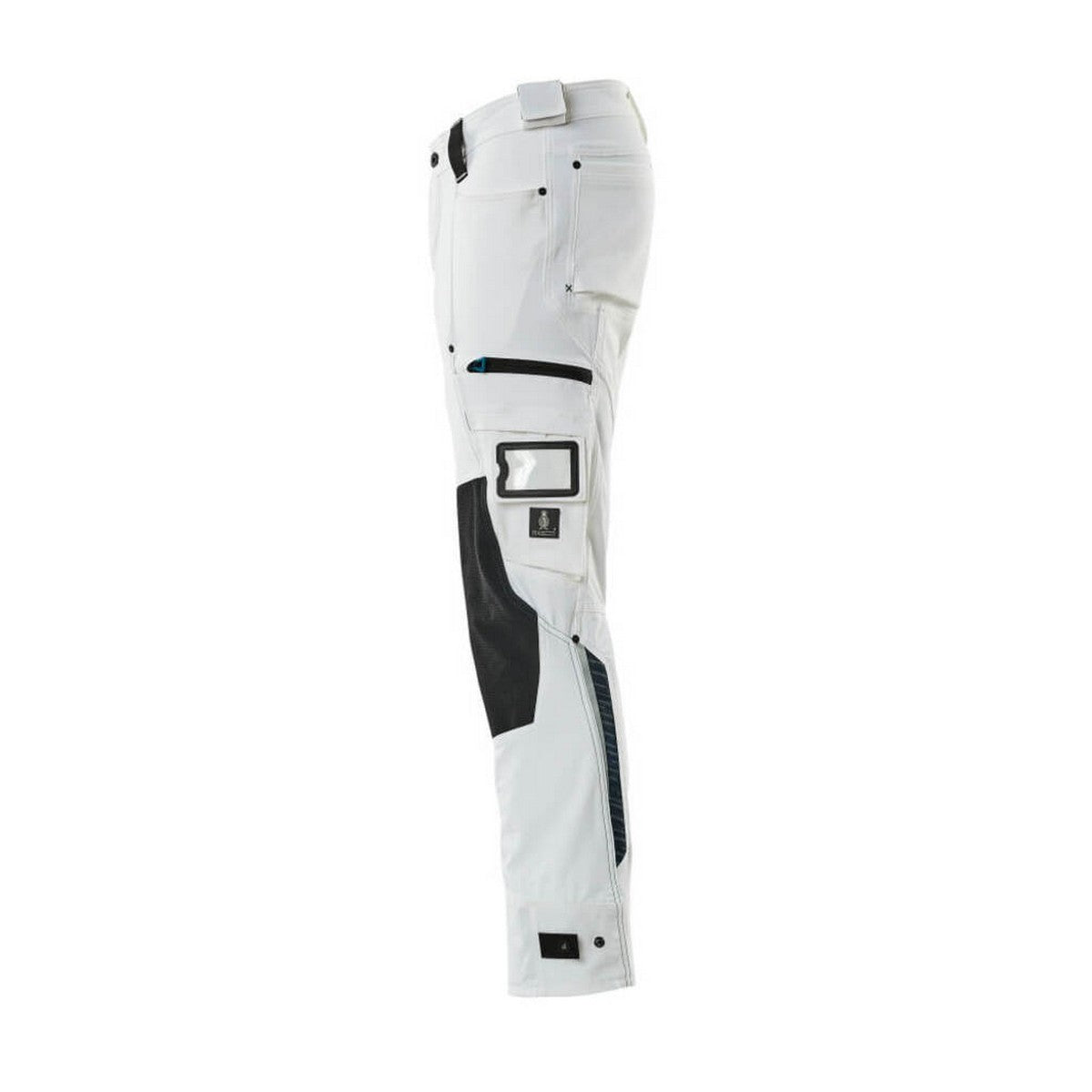 White - Side - Mascot Mens Advanced Knee Pad Pockets Trousers