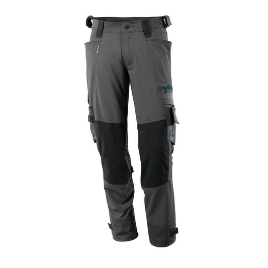 Dark Anthracite - Front - Mascot Mens Advanced Knee Pad Pockets Trousers
