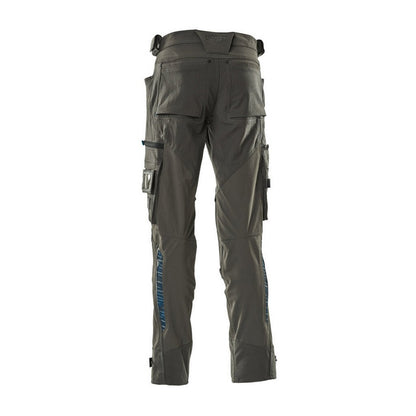 Dark Anthracite - Back - Mascot Mens Advanced Knee Pad Pockets Trousers