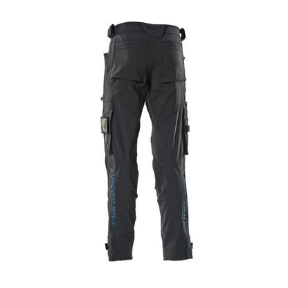 Dark Navy - Back - Mascot Mens Advanced Knee Pad Pockets Trousers