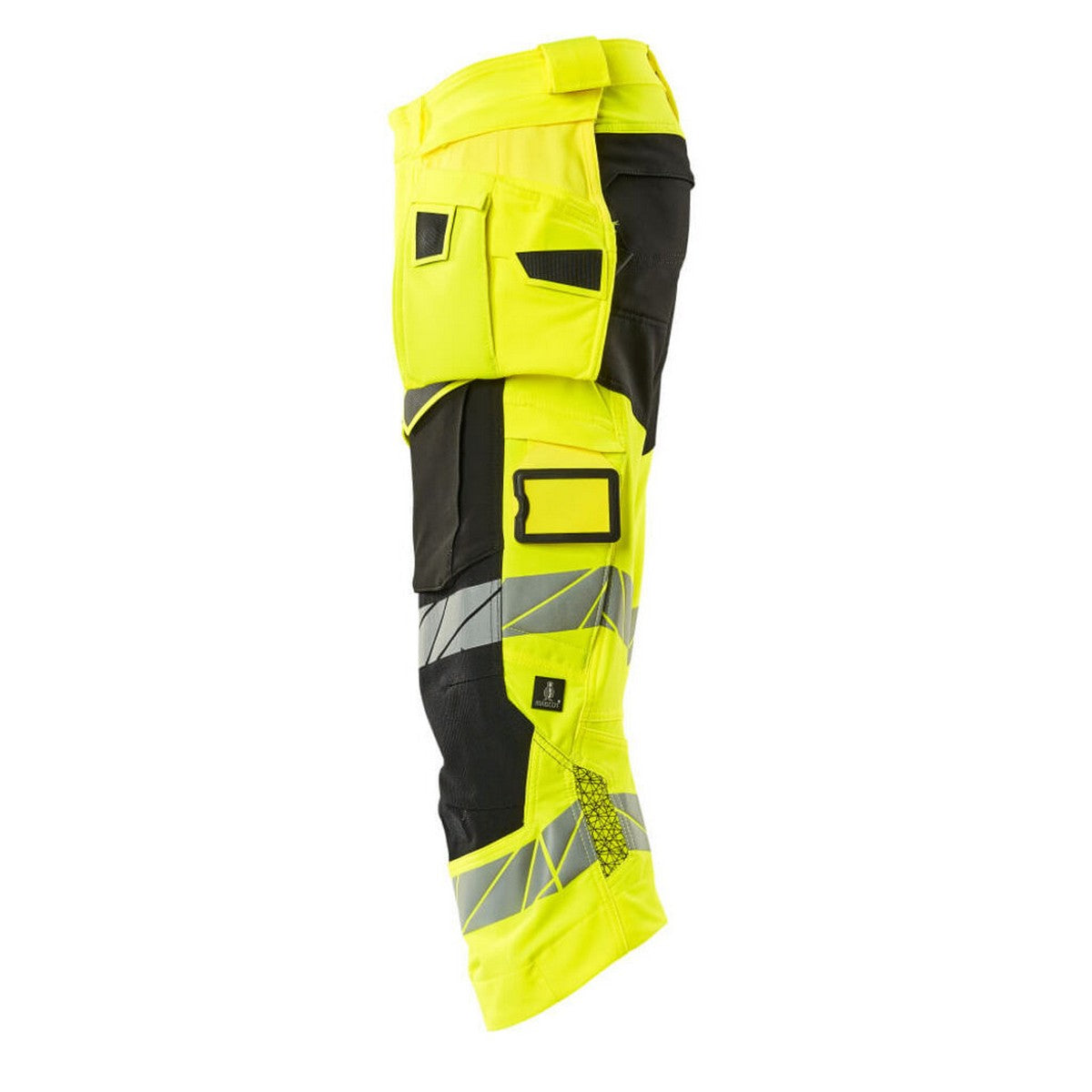 Hi Vis Yellow-Black - Side - Mascot Mens Accelerate Safe High-Vis Trousers