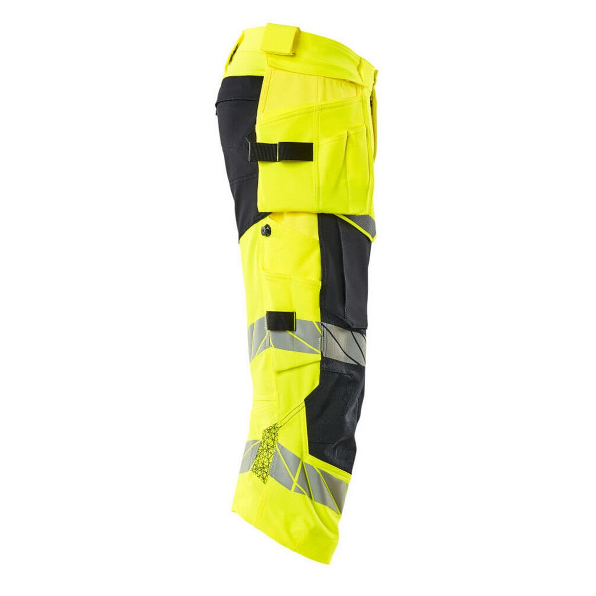 Hi Vis Yellow-Dark Navy - Lifestyle - Mascot Mens Accelerate Safe High-Vis Trousers