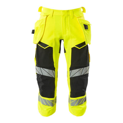 Hi Vis Yellow-Black - Front - Mascot Mens Accelerate Safe High-Vis Trousers