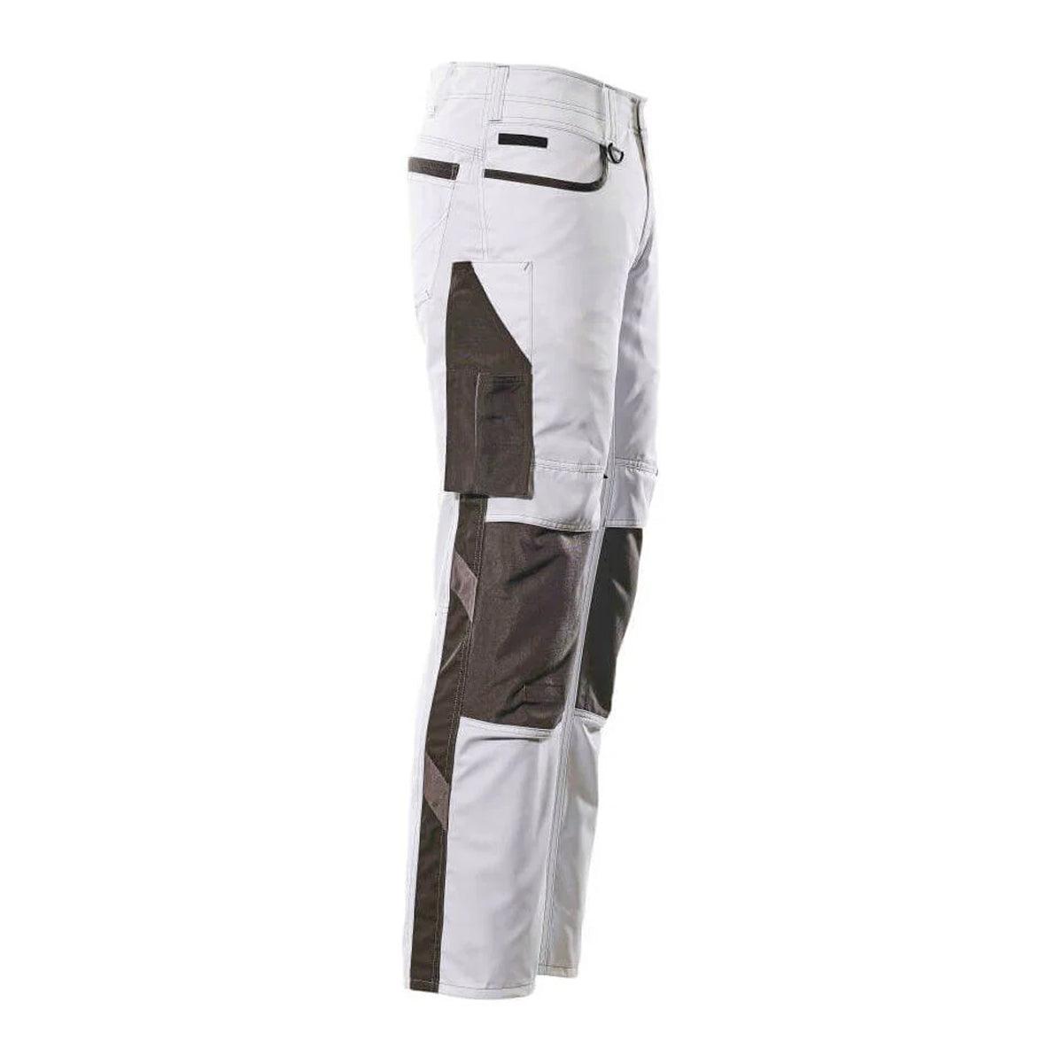 White-Dark Anthracite - Side - Mascot Mens Unique Knee Pad Pockets Work Trousers