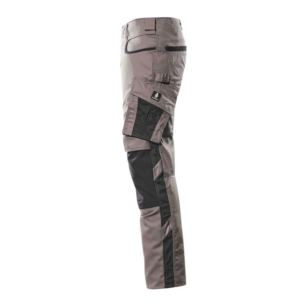 Anthracite-Black - Back - Mascot Mens Unique Knee Pad Pockets Work Trousers