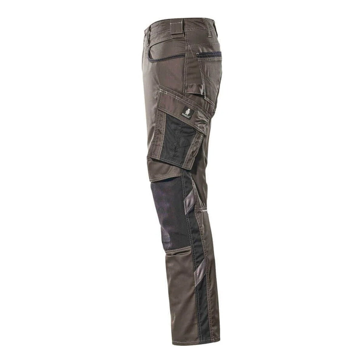 Dark Anthracite-Black - Back - Mascot Mens Unique Knee Pad Pockets Work Trousers