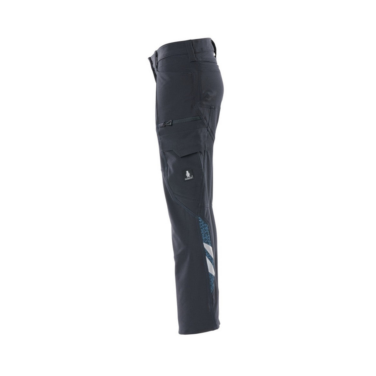 Dark Navy - Side - Mascot Womens-Ladies Accelerate Cargo Pocket Trousers