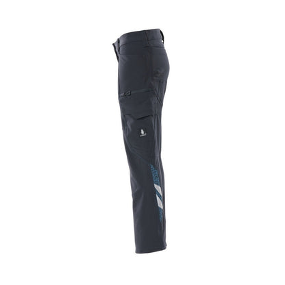 Dark Navy - Side - Mascot Womens-Ladies Accelerate Cargo Pocket Trousers