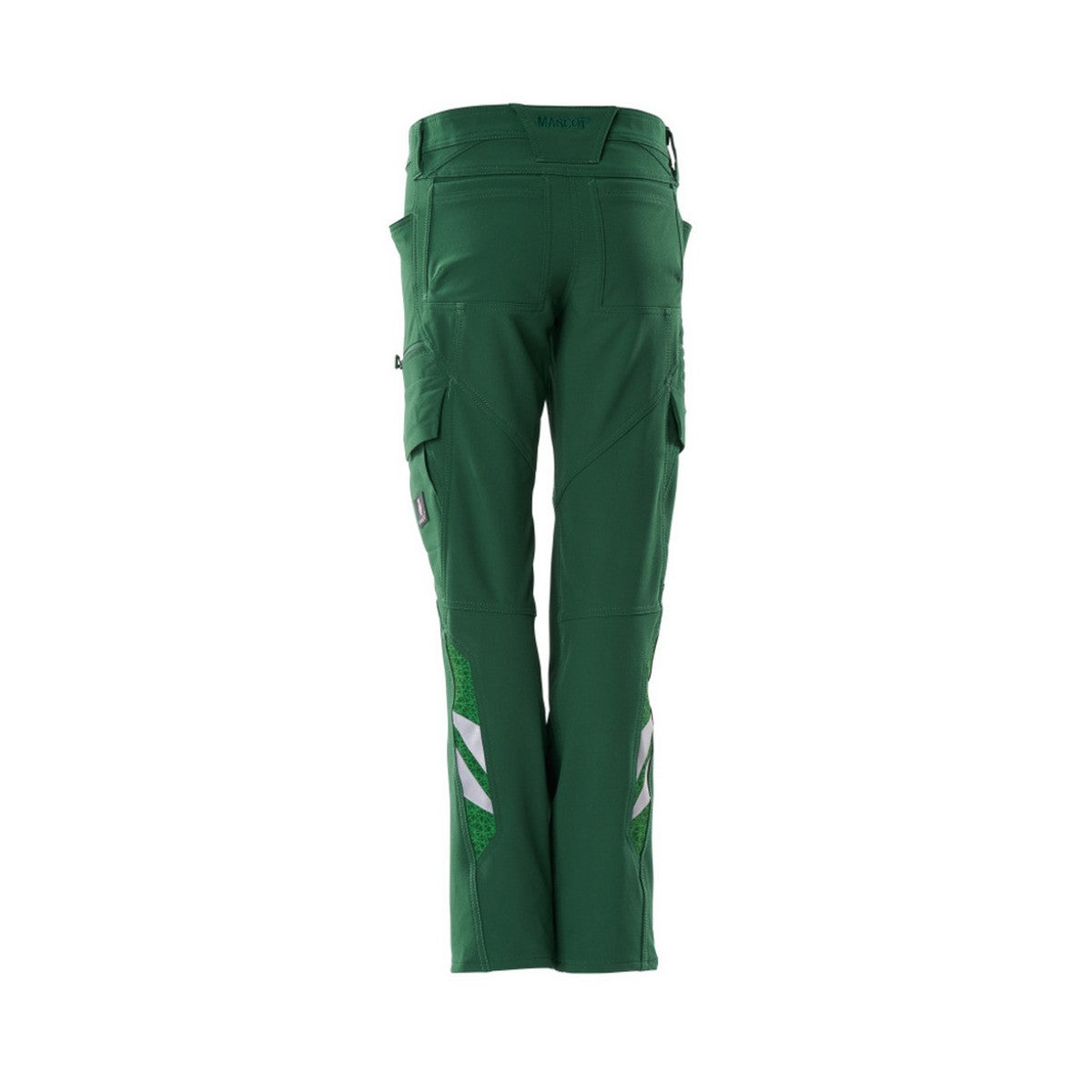Green - Back - Mascot Womens-Ladies Accelerate Cargo Pocket Trousers