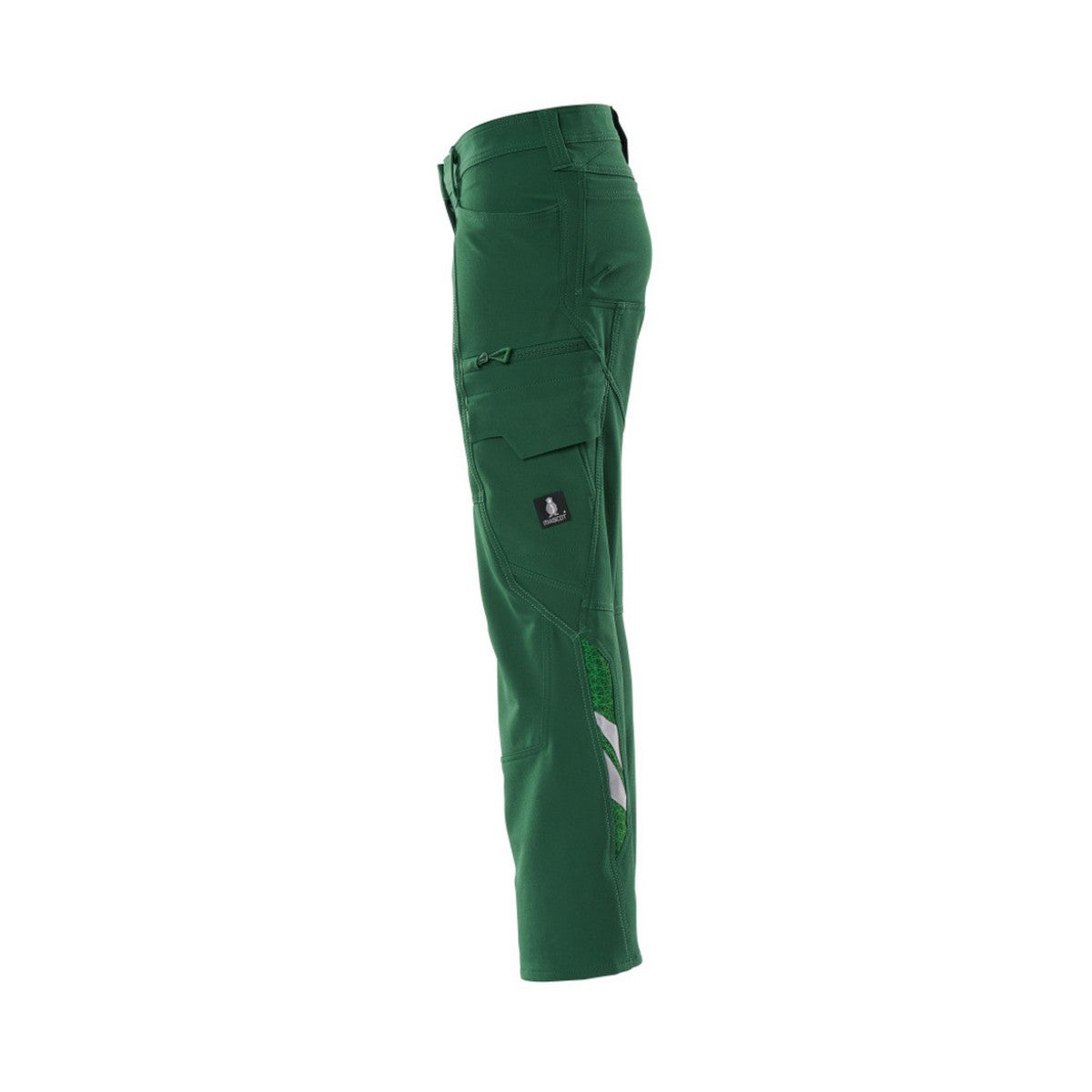Green - Side - Mascot Womens-Ladies Accelerate Cargo Pocket Trousers