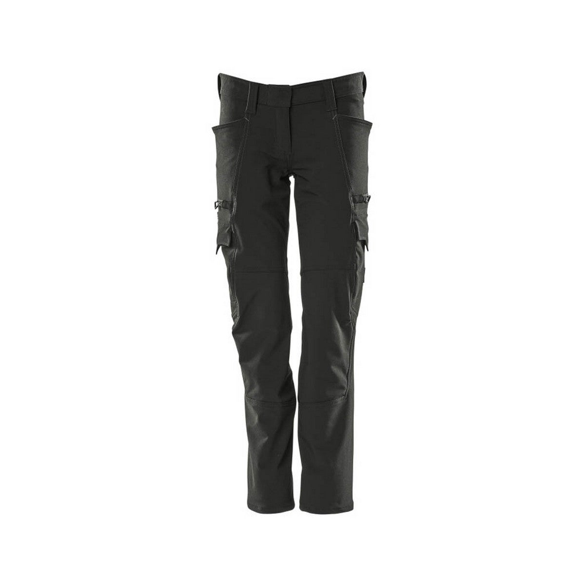 Black - Front - Mascot Womens-Ladies Accelerate Cargo Pocket Trousers