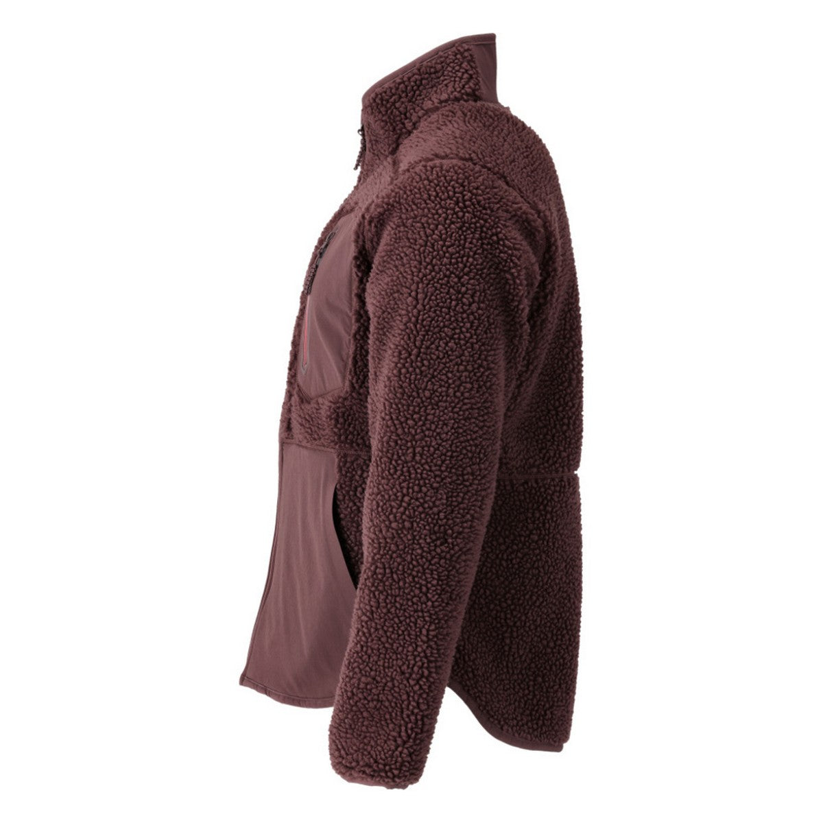 Bordeaux - Side - Mascot Mens Customized Zipped Jacket