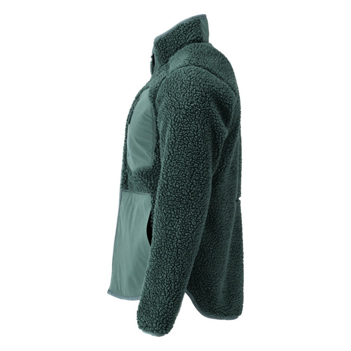 Forest Green - Side - Mascot Mens Customized Zipped Jacket