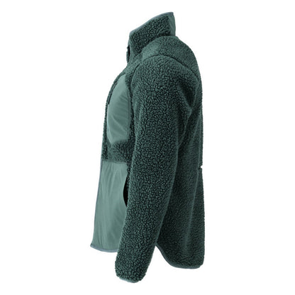 Forest Green - Side - Mascot Mens Customized Zipped Jacket