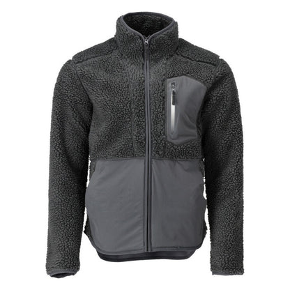Stone Grey - Front - Mascot Mens Customized Zipped Jacket