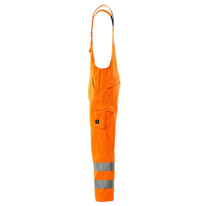 Hi Vis Orange - Lifestyle - Mascot Mens Safe Light Bib And Brace Trouser