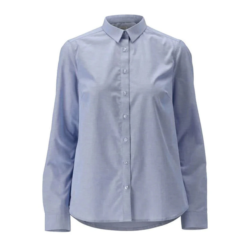 Light Blue - Front - Mascot Womens-Ladies Frontline Oxford Shirt