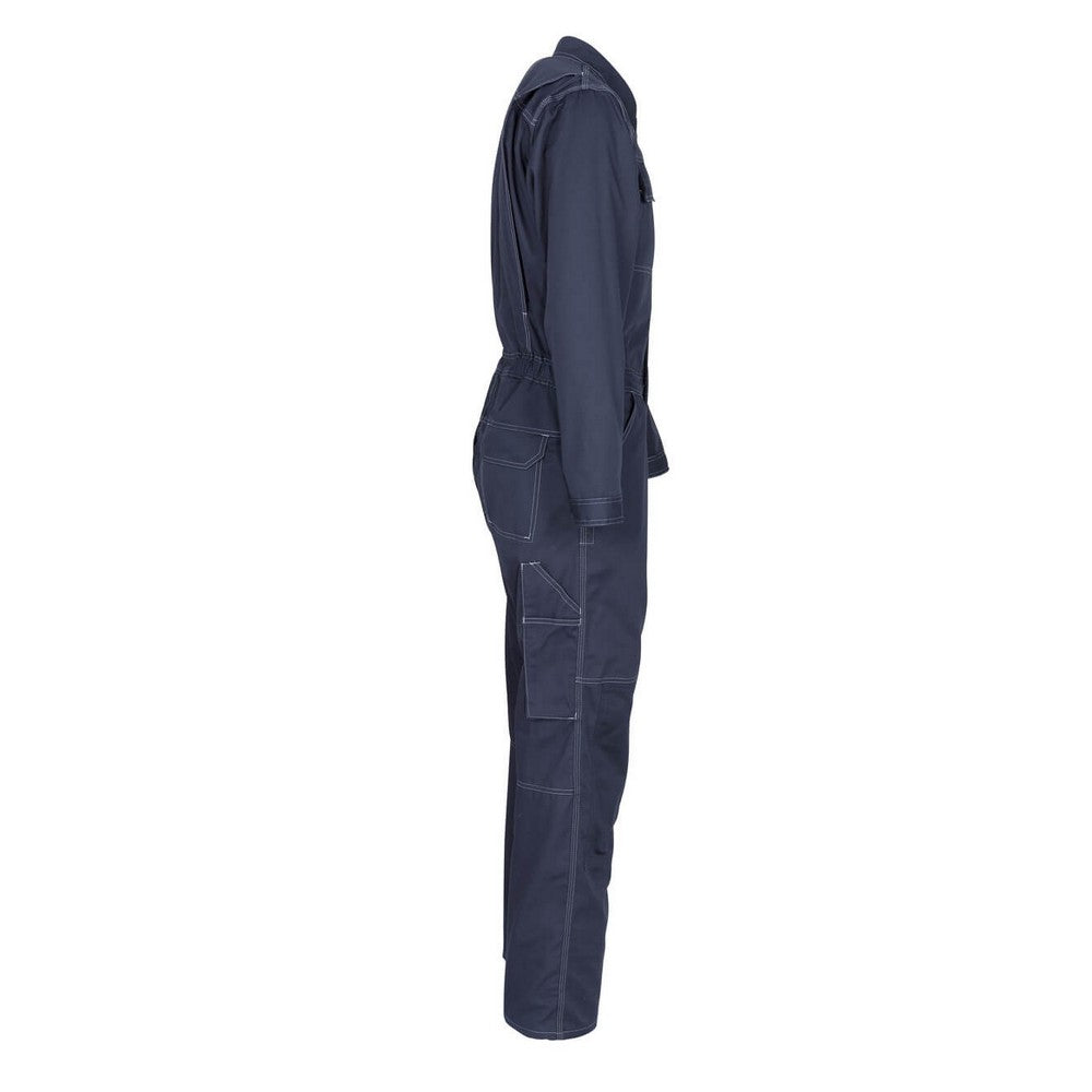 Dark Navy - Side - Mascot Mens Danville Industry Knee Pad Pockets Boiler Suit