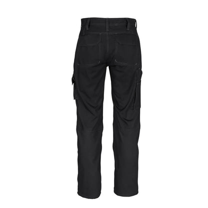 Black - Back - Mascot Mens Industry Pittsburgh Knee Pad Pockets Trousers