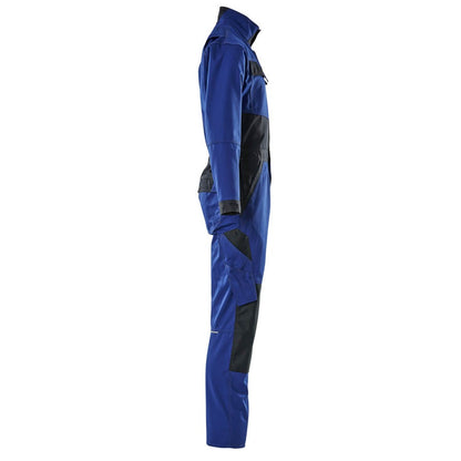 Royal Blue-Dark Navy - Side - Mascot Mens Wallan Light Knee Pad Pockets Boiler Suit