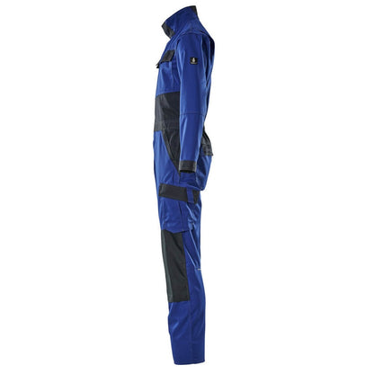Royal Blue-Dark Navy - Lifestyle - Mascot Mens Wallan Light Knee Pad Pockets Boiler Suit