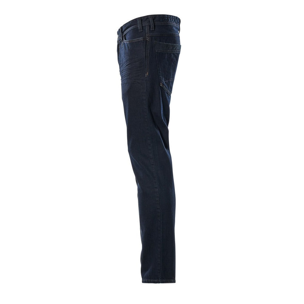Dark Blue - Lifestyle - Mascot Mens Frontline Manhattan Washed Denim Jeans