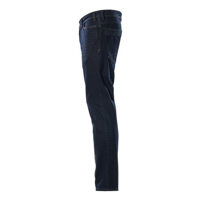 Dark Blue - Lifestyle - Mascot Mens Frontline Manhattan Washed Denim Jeans