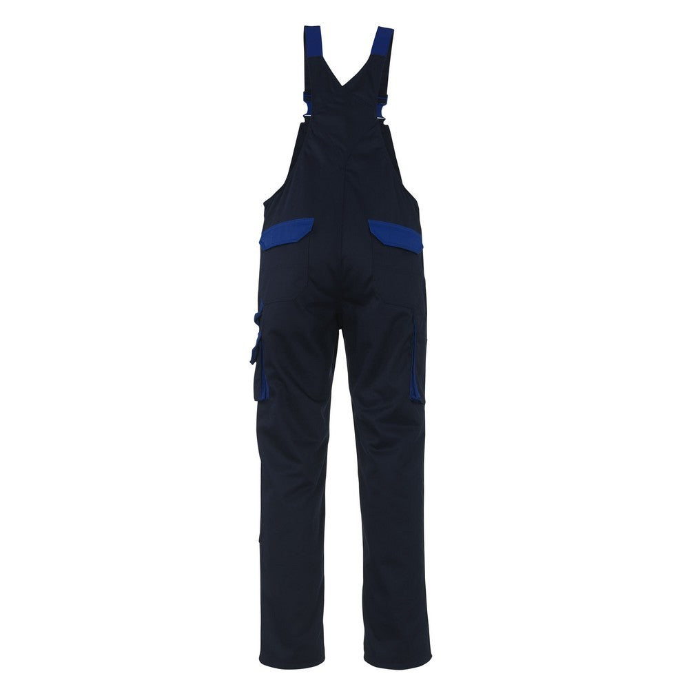 Navy-Royal Blue - Back - Mascot Mens Milano Bib And Brace Overall