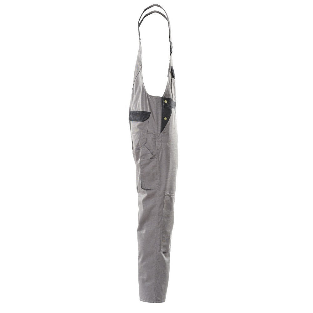 Anthracite-Black - Side - Mascot Mens Milano Bib And Brace Overall